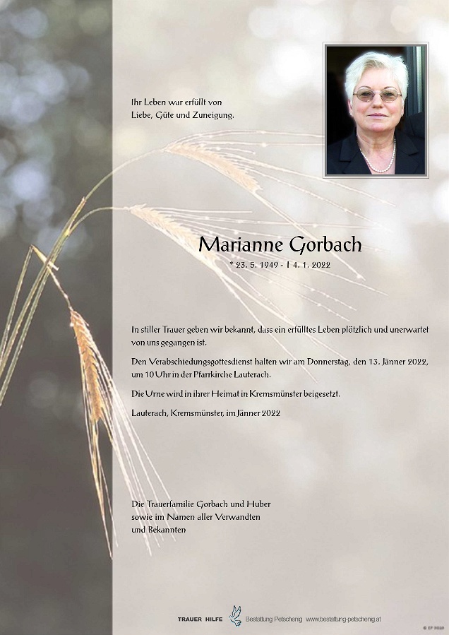 Marianne Gorbach